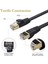 Cat. 8 RJ45 Ethernet Network Patch Kablo 10 Metre - Siyah 2
