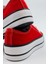 Skywalk Keten Kırmızı Yüksek Taban Sneaker Spor Ayakkabı 6