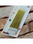 Parlak Metalik Gold Pasta Mumu 6 Adet Gold Doğum Günü Mumu Decor Gold Bırthday Candle 1