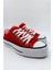 Skywalk Keten Kırmızı Yüksek Taban Sneaker Spor Ayakkabı 1