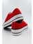 Skywalk Keten Kırmızı Yüksek Taban Sneaker Spor Ayakkabı 3