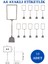 İstanbul Manken 10 Adet Gri A4 Ayaklı Etiketlik Sepet Etiketi Çerçeveli Etiketlik Eşek Askılık Etiketi 1