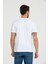 Bisiklet Yaka T-Shirt Beyaz 2