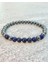 Sertifikalı Lapis - Hematit Doğal Taş Bileklik 8 mm 1