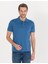 Pierre Cardin Erkek Koyu Mavi Slim Fit Polo Yaka Merserize Tişört 50262665-VR032 3