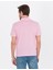 Pierre Cardin Erkek Pembe Slim Fit Polo Yaka Merserize Tişört 50262665-VR041 5