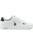 0726 Erkek Beyaz Sneaker Spor Ayakkabı - BTMK00726-BEYAZ-45 1