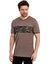 Bisiklet Yaka Kısa Kollu Desenli Penye Erkek Tshirt 1