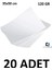 20 Adet Dokusuz Schoeller Resim Kağıdı 35 x 50 cm 120 gr 1