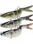 3x Setler Akarsular Için Hook Fishing Mackle ile Rezervuarlar 10 cm 11G (Yurt Dışından) 1