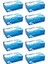 Tek Kullanımlık Lateks Mavi Pudrasız Nitril Muayne Eldiveni Medium Orta Boy - 100'lü 10 Paket 1