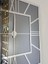 Silver Quare Smoked Model Gümüş Füme Renk 60 Cm x 60 Cm Dekoratif Aynalı Duvar Saati 9