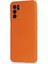 Oppo A55 Kılıf Nano Içi Kadife Silikon - Turuncu 3