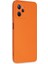 Realme C35 Kılıf Nano Içi Kadife Silikon - Turuncu 2