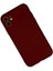 iPhone 11 Kılıf Nano Içi Kadife Silikon - Bordo 2