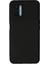 Oppo A96 Kılıf Nano Içi Kadife Silikon - Siyah 1