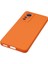 Xiaomi Mi 12 Lite Kılıf Nano Içi Kadife Silikon - Turuncu 4