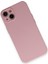 iPhone 13 Kılıf Nano Içi Kadife Silikon - Pembe 3