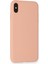 iPhone x Kılıf Nano Içi Kadife Silikon - Pembe 3