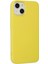iPhone 14 Plus Kılıf Nano Içi Kadife Silikon - Sarı 2