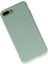 iPhone 7 Plus Kılıf Nano Içi Kadife Silikon - Su Yeşili 3