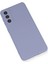 Samsung Galaxy S21 Kılıf Nano Içi Kadife Silikon - Lila 3