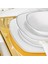Roman Platinium Square Shape Kayıklı 27 Parça 6 Kişilik Porselen Yemek Takımı 4