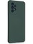 Samsung Galaxy A73 5g Kılıf Nano Içi Kadife Silikon - Koyu Yeşil 2