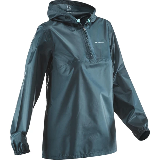 Decathlon Quechua Kadın Outdoor Yağmurluk - Mavi - Raincut