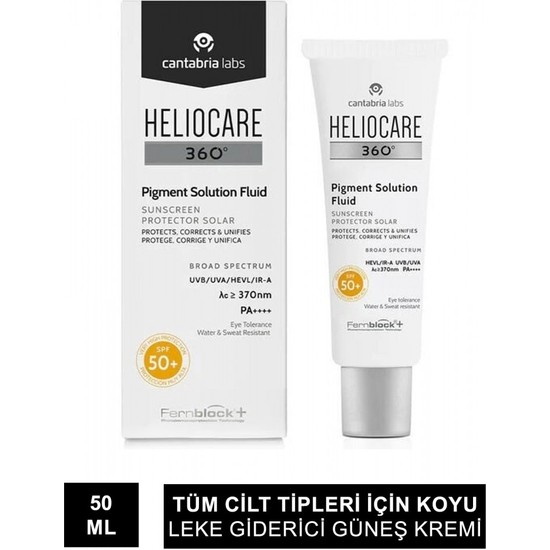 Heliocare 360 Pigment Solution Fluid Spf50+ Güneş Koruyucu 50 ml