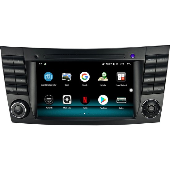 Fimex Mercedes W211 Tuşlu Android 12 Carplay Özellikli Navigasyon
