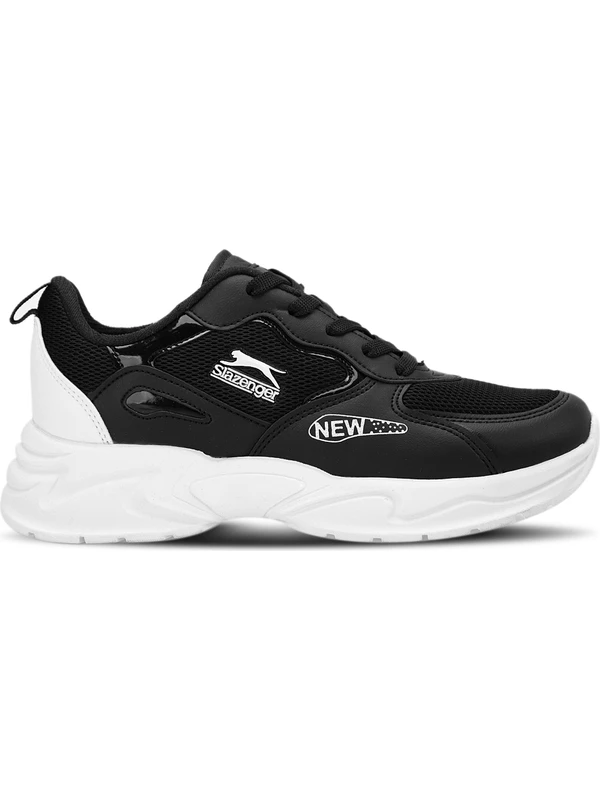 Slazenger Kalysta I Günlük Spor Siyah / Beyaz Sneaker Kadın Ayakkabı