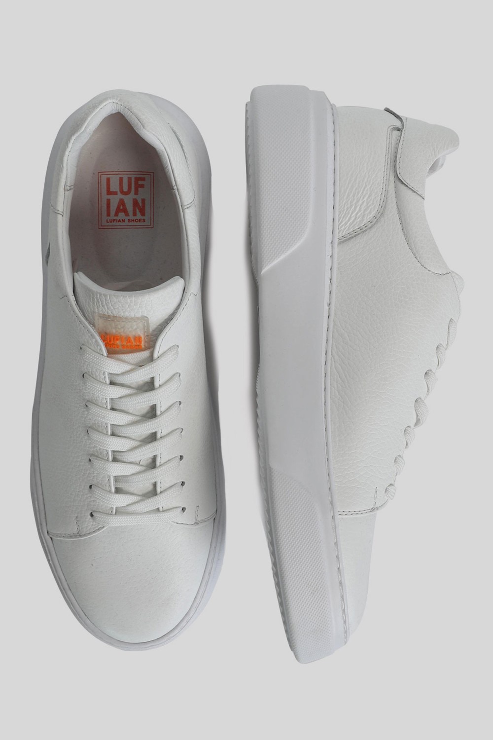 Lufian Tommy Erkek Deri Sneaker Ayakkabı Lacivert görsel 5
