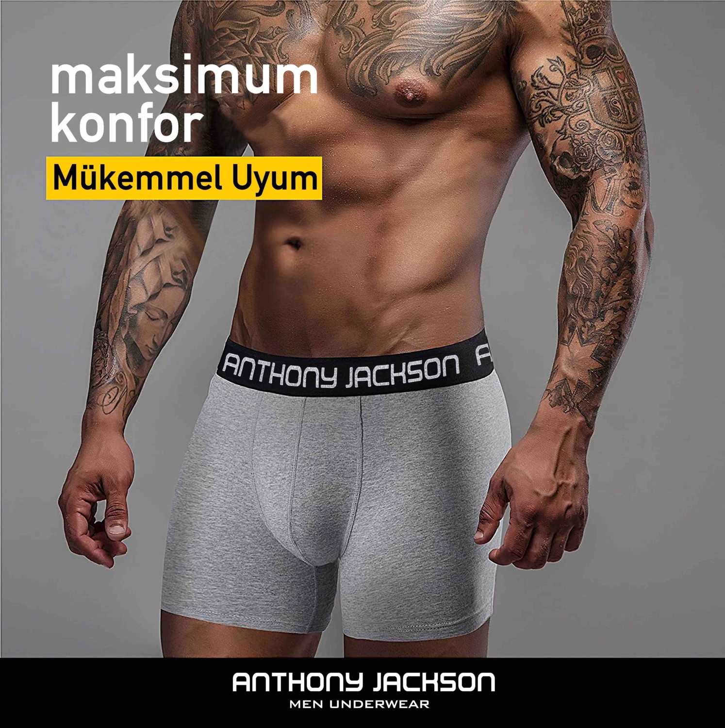 Anthony Jackson Likralı 6'lı Kutu Premium Erkek Boxer Thomas görsel 8