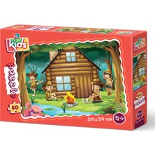 Yappuzz Kamp Ateşi 50 Parça Çoçuk Puzzle