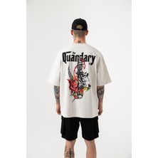 Machinist Oversıze The Quandary Baskılı T-Shırt Gri