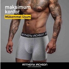 Anthony Jackson Likralı 6'lı Kutu Premium Erkek Boxer Merlin