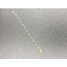 Altın Kesesi 14 Ayar Altın Kolye Uzatma Zinciri ( 10cm)