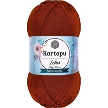 Kartopu Lotus El Örgü İpi  Taba K834
