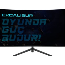 Casper Excalibur M.E315FHD-G 31.5" 240HZ 1ms 300NIT (Hdmı+Display) Curved Freesync + G-Sync Fhd LED Monitör