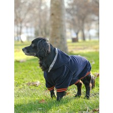 Peti Tailor Büyük Irk Lacivert Polar Sweatshirt Pops