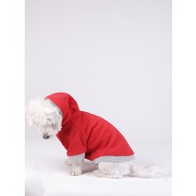 Peti Tailor Büyük Irk Kırmızı Polar Sweatshirt Pops