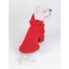 Peti Tailor Büyük Irk Kırmızı Polar Sweatshirt Pops