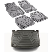 Entelux Volkswagen Passat B5 Sedan 1997-2005 Bagaj Havuzu+ 3D Star Gri Oto Paspas