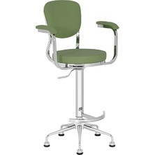 White Furniture Obje Kollu Rahat Bar Sandalyesi