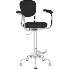 White Furniture Obje Kollu Rahat Bar Sandalyesi