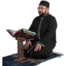 Derman Kıyam Rahle Kitap Tutucu Pratik Rahle Kur'an Rahlesi Yerde Kullanım Rahle