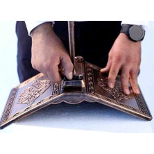 Derman Kıyam Rahle Kitap Tutucu Pratik Rahle Kur'an Rahlesi Yerde Kullanım Rahle