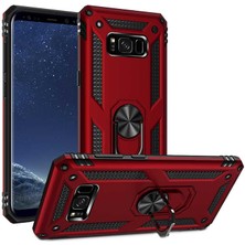 Voyo Samsung Galaxy S8 Plus Kılıf Ultra Koruyan Yüzüklü Tank Stand Olan Mıknatıslı Voyotank