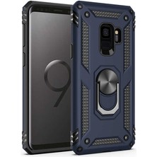 Voyo Samsung Galaxy S9 Kılıf Ultra Koruyan Yüzüklü Tank Stand Olan Mıknatıslı Voyotank